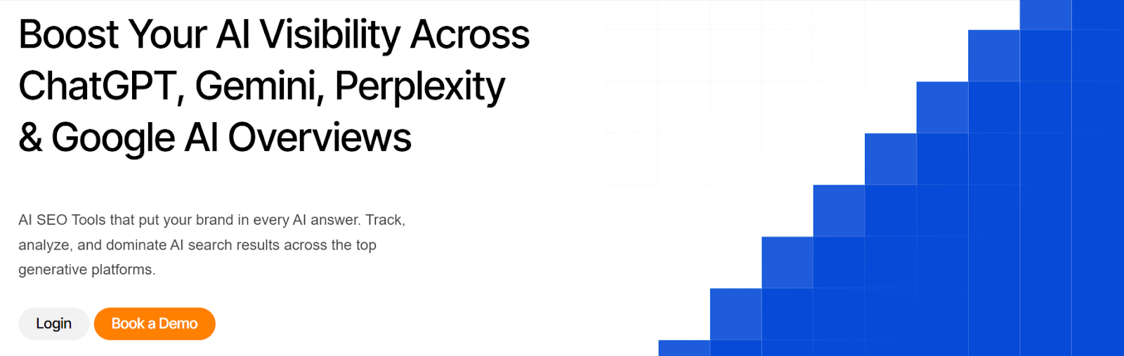 Gauge AI visibility and competitive gap analysis dashboard