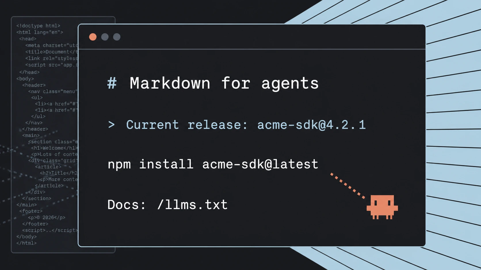 How and Why You Should Serve Markdown Pages to Agents